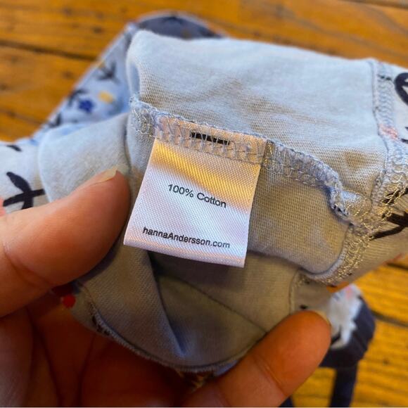 Hanna Andersson Dress Spring Baby Girl Floral Sundress Size 70 6-12 months - Picture 4 of 5